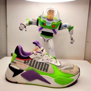 PUMA RS-X Bold Toy Story 5.5 Gecko/Royal Lilac White Reflective 3M Buzz Lightye